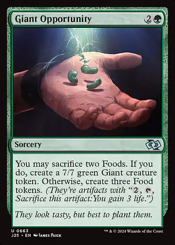 Giant Opportunity - j25 Spoiler