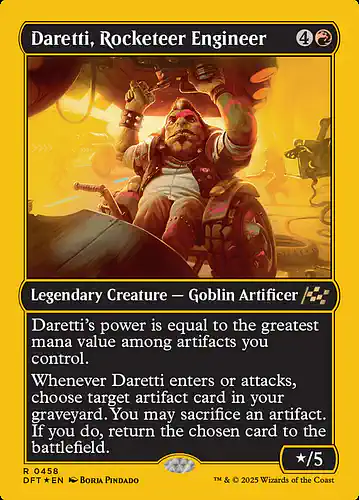 Daretti, Rocketeer Engineer - dft Spoiler