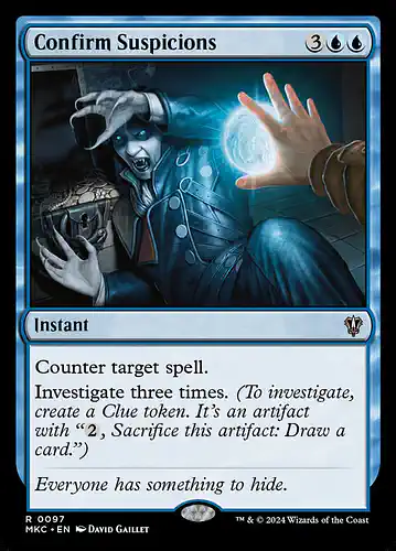 Confirm Suspicions - mkc Spoiler