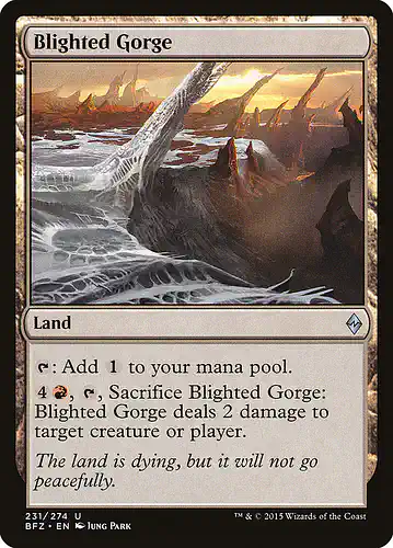Blighted Gorge - bfz Spoiler