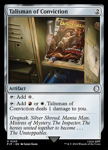 Talisman of Conviction - pip Spoiler