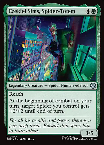Ezekiel Sims, Spider-Totem - spm Spoiler