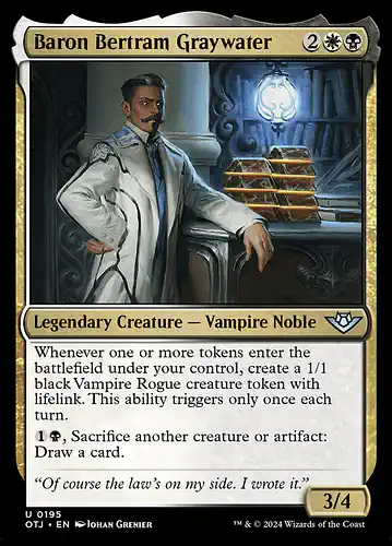 Baron Bertram Graywater - otj Spoiler
