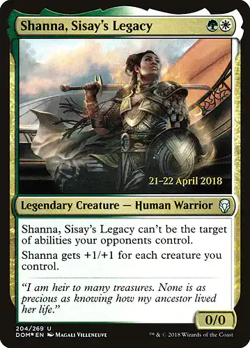 Shanna, Sisay's Legacy - dom Spoiler