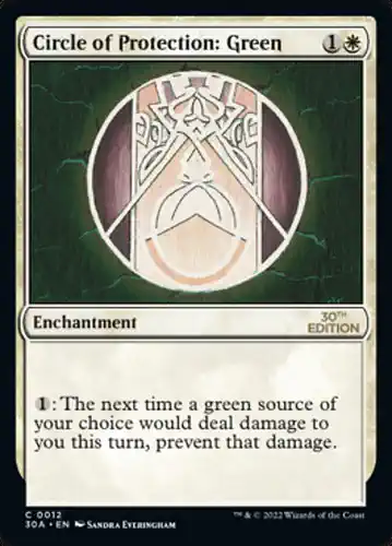 Circle of Protection: Green - 30a Spoiler