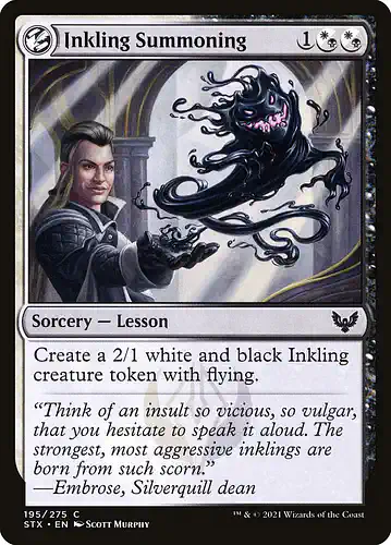 Inkling Summoning - stx Spoiler