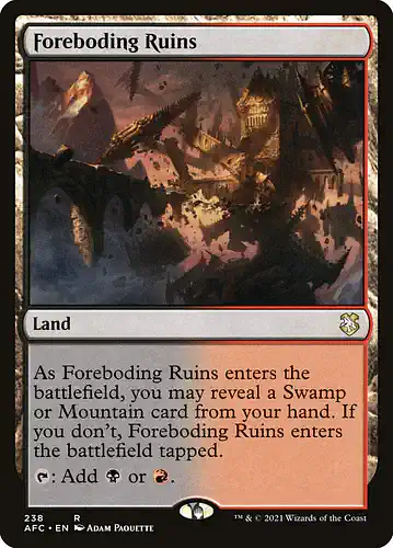 Foreboding Ruins - afc Spoiler
