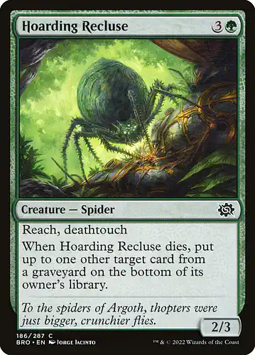 Hoarding Recluse - bro Spoiler