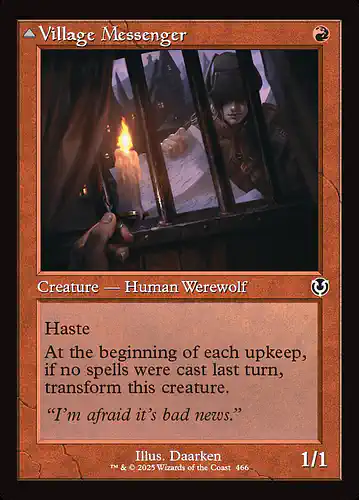 Village Messenger - inr Spoiler