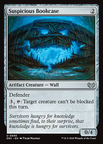 Suspicious Bookcase - dsc Spoiler