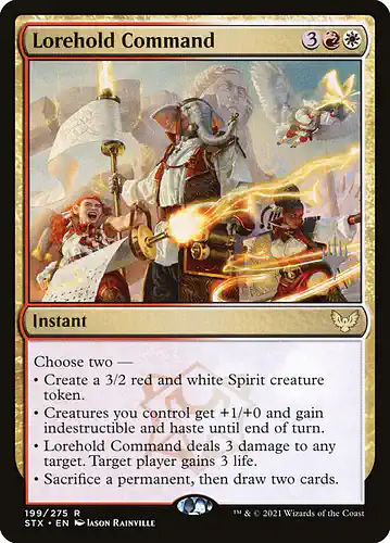 Lorehold Command - stx Spoiler