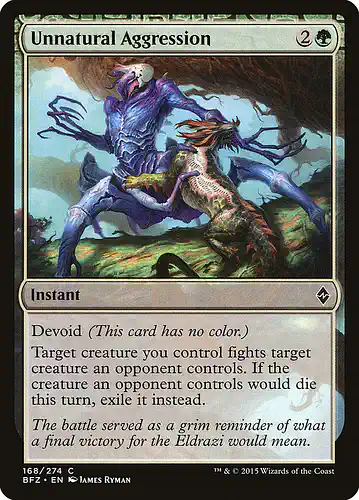 Unnatural Aggression - bfz Spoiler