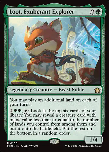 Loot, Exuberant Explorer - fdn Spoiler