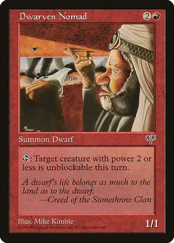 Dwarven Nomad - mir Spoiler