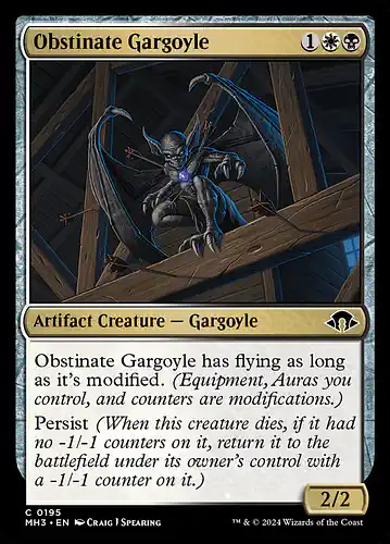 Obstinate Gargoyle - mh3 Spoiler