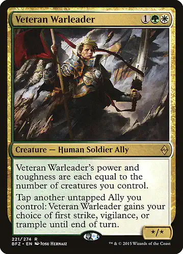 Veteran Warleader - bfz Spoiler