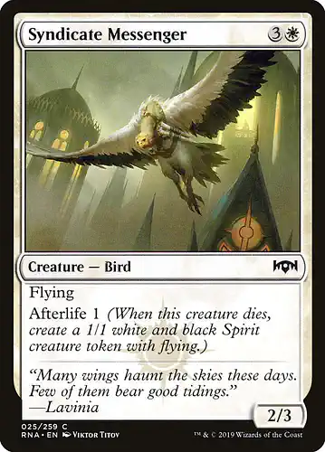 Syndicate Messenger - rna Spoiler