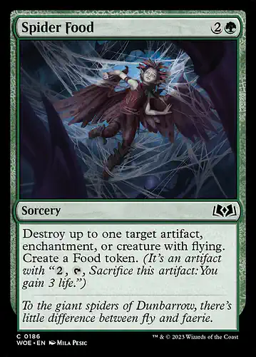 Spider Food - woe Spoiler