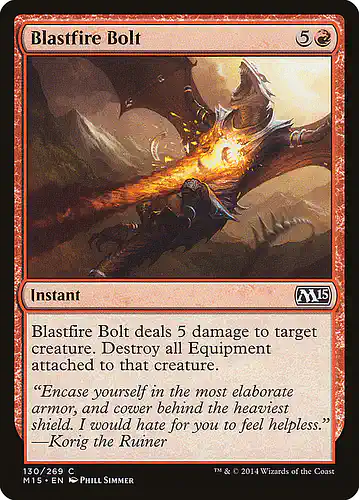 Blastfire Bolt - m15 Spoiler