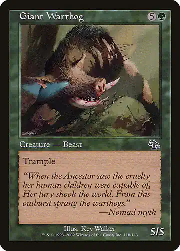 Giant Warthog - jud Spoiler