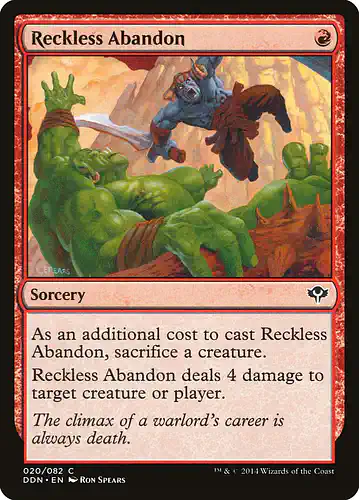Reckless Abandon - ddn Spoiler