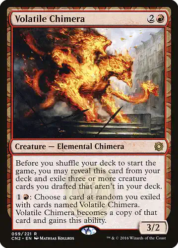 Volatile Chimera - cn2 Spoiler