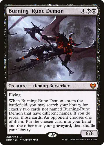 Burning-Rune Demon - khm Spoiler