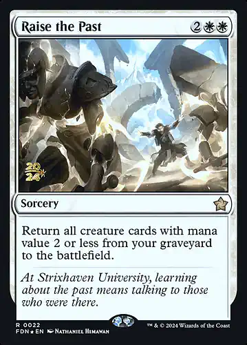 Raise the Past - fdn Spoiler