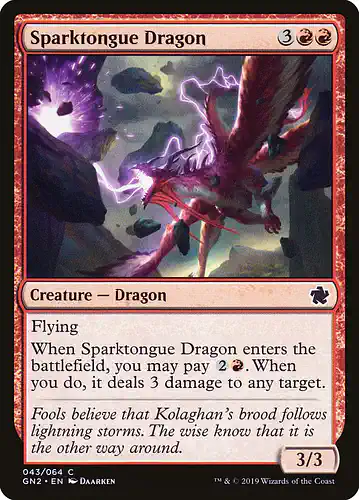 Sparktongue Dragon - gn2 Spoiler