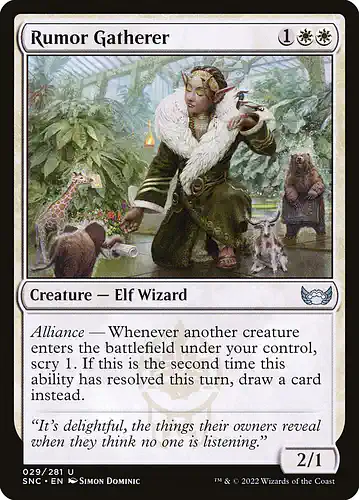 Rumor Gatherer - snc Spoiler
