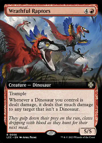 Wrathful Raptors - lcc Spoiler