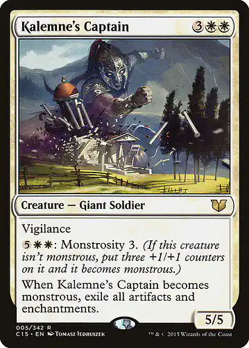 Kalemne's Captain - c15 Spoiler