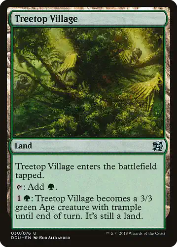 Treetop Village - ddu Spoiler