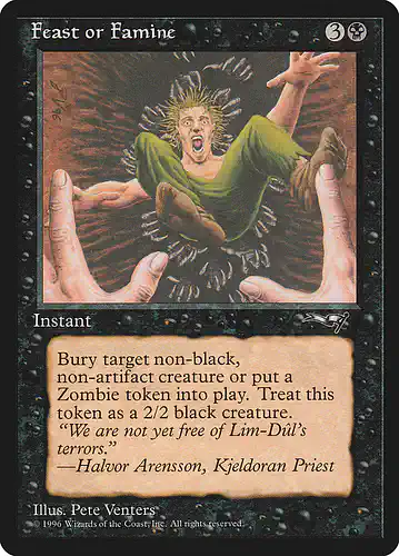 Feast or Famine - all Spoiler