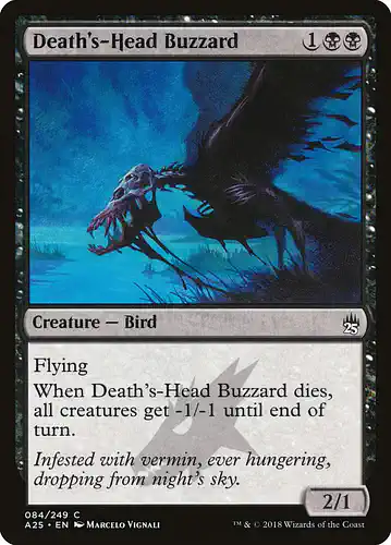 Death's-Head Buzzard - a25 Spoiler