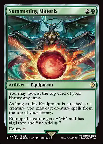 Summoning Materia - fic Spoiler