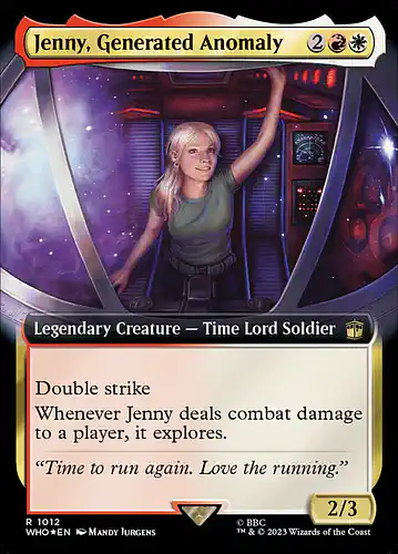 Jenny, Generated Anomaly - who Spoiler