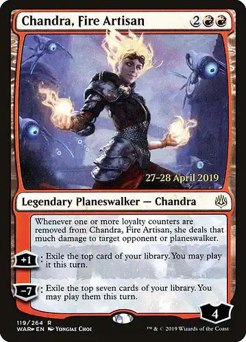 Chandra, Fire Artisan - war Spoiler