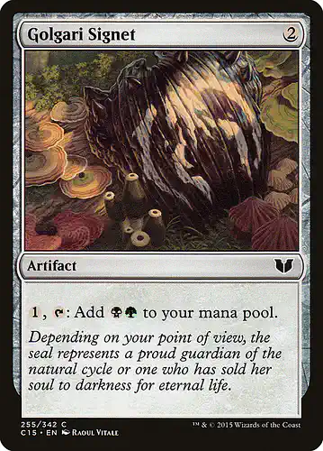 Golgari Signet - c15 Spoiler