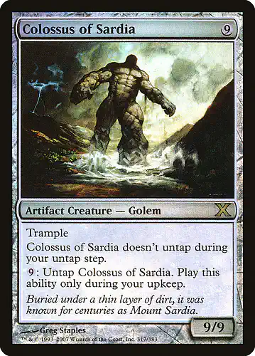 Colossus of Sardia - 10e Spoiler