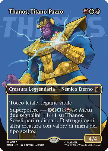 Thanos, the Mad Titan - msh Spoiler
