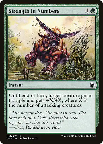 Strength in Numbers - cn2 Spoiler
