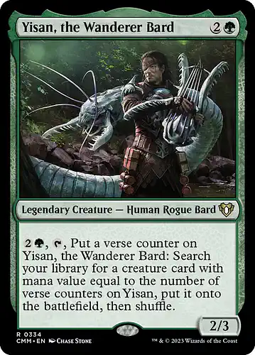 Yisan, the Wanderer Bard - cmm Spoiler