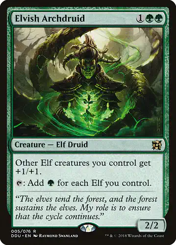 Elvish Archdruid - ddu Spoiler