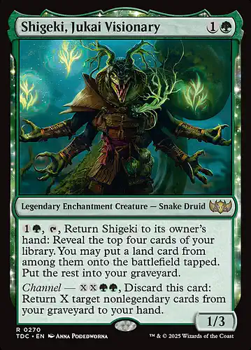 Shigeki, Jukai Visionary - tdc Spoiler