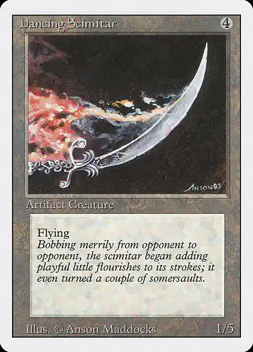 Dancing Scimitar - 3ed Spoiler
