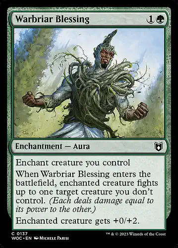 Warbriar Blessing - woc Spoiler