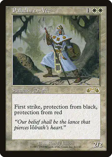 Paladin en-Vec - exo Spoiler