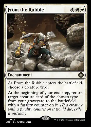 From the Rubble - lcc Spoiler