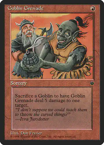 Goblin Grenade - fem Spoiler